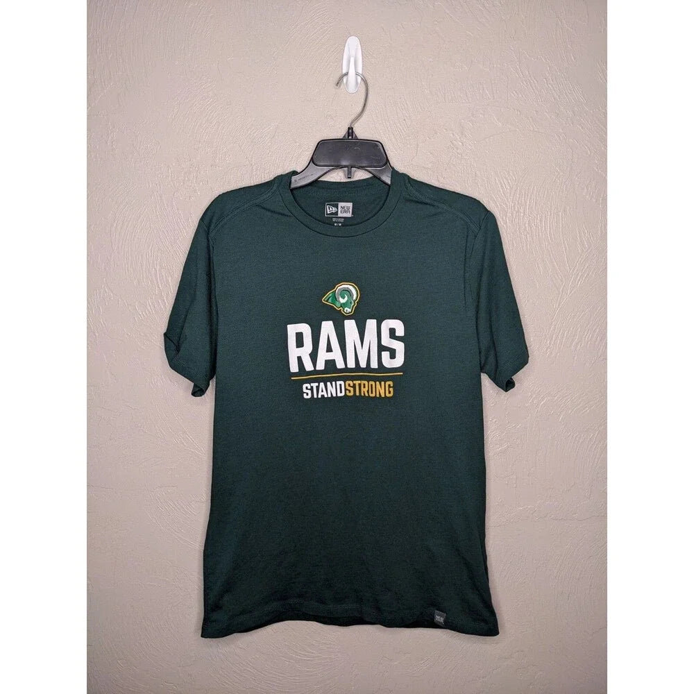 Mens Medium Green Los Angeles RAMS Stand Strong T Shirt