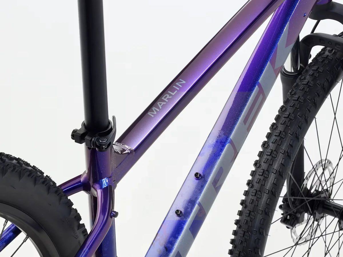 Trek Marlin 4 Gen 3 Mountain Bike 2027 - Purple Flip/Black Fade - view 5