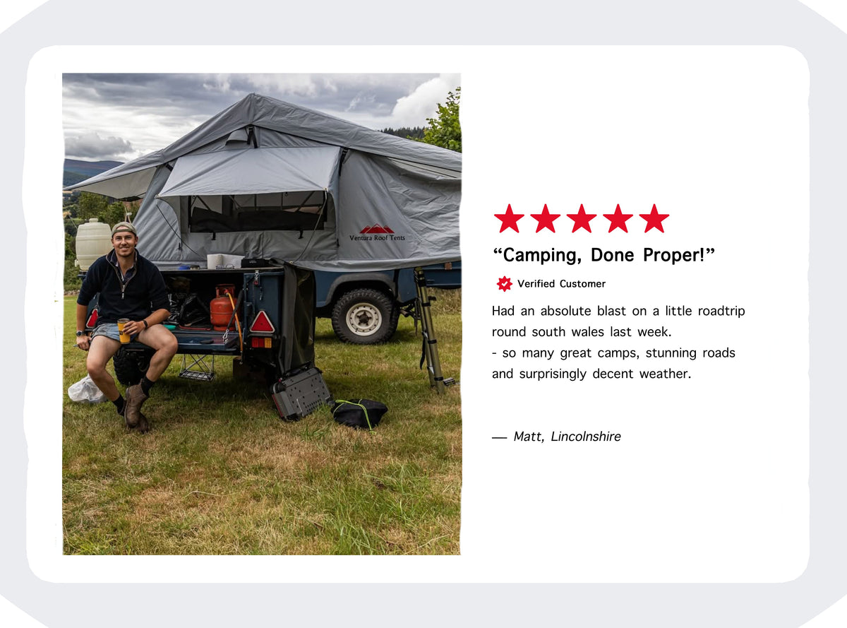 Extended Ventura Deluxe 1.4 Roof Top Tent + Annex - view 11