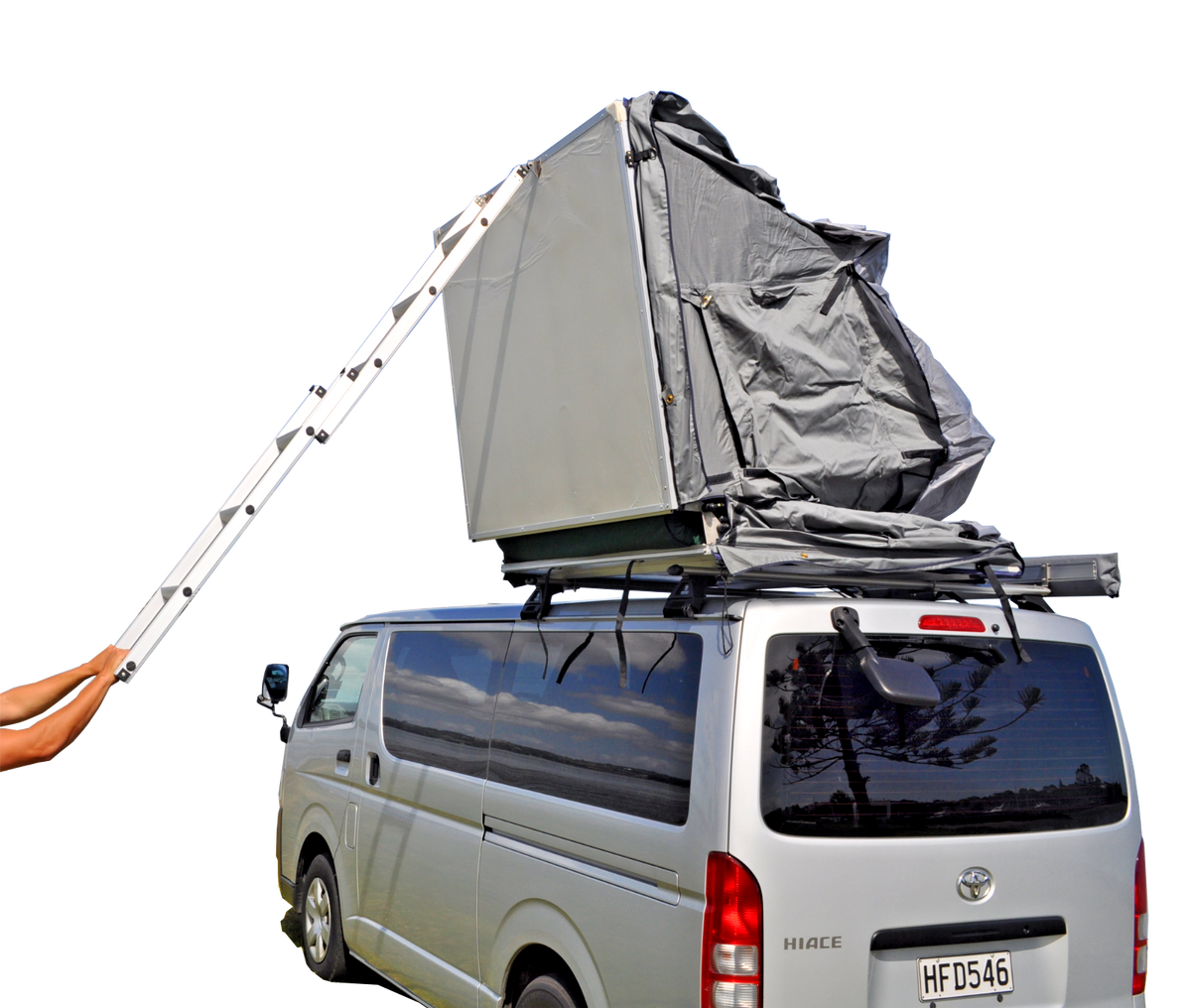 Extended Ventura Deluxe 1.4 Roof Top Tent + Annex - view 6